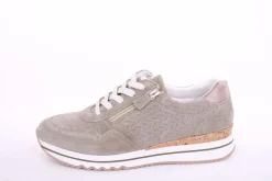 ACO CLAIRE 18 Damen Sneaker Nubukleder Wechselfußbett grün S13  1207/9976