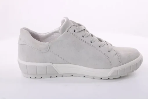 ACO Damen Halbschuh Rauleder H- Weite Wechselfußbett grau blau S14 1368/1312