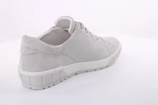 ACO Damen Halbschuh Rauleder H- Weite Wechselfußbett grau blau S14 1368/1312