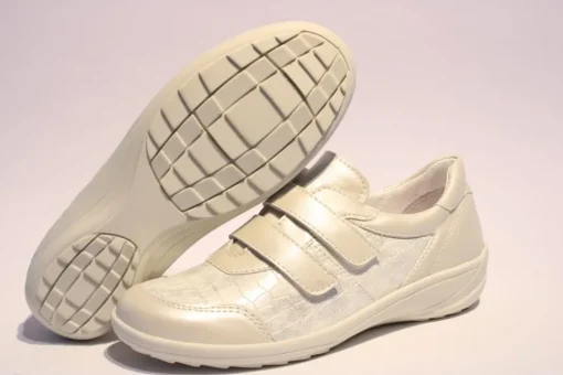 ACO Halbschuh Klettverschluss NANI weiß 204/8489