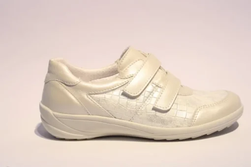 ACO Halbschuh Klettverschluss NANI weiß 204/8489