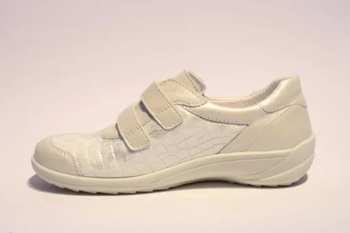 ACO Halbschuh Klettverschluss NANI weiß 204/8489