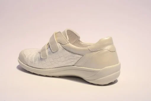ACO Halbschuh Klettverschluss NANI weiß 204/8489