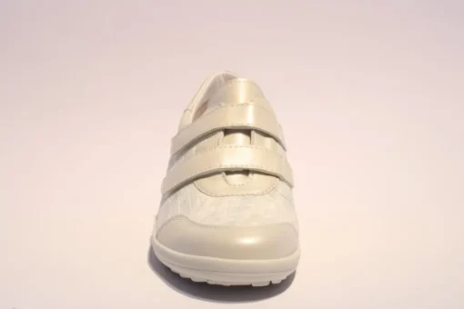 ACO Halbschuh Klettverschluss NANI weiß 204/8489