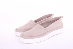 ACO TILDA 06 Damen Slipper Leder weiß, grau  S13 1295/10916