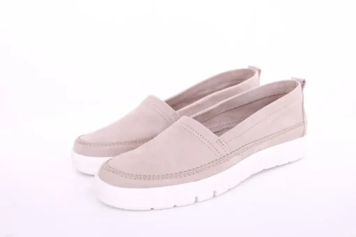 ACO TILDA 06 Damen Slipper Leder weiß, grau  S13 1295/10916