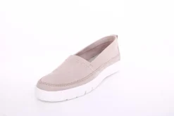 ACO TILDA 06 Damen Slipper Leder weiß, grau  S13 1295/10916