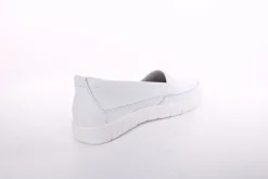 ACO TILDA 06 Damen Slipper Leder weiß, grau  S13 1295/10916
