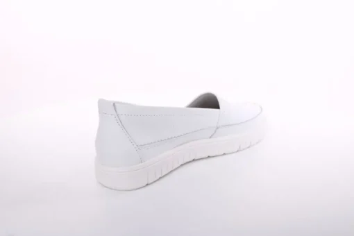 ACO TILDA 06 Damen Slipper Leder weiß, grau  S13 1295/10916