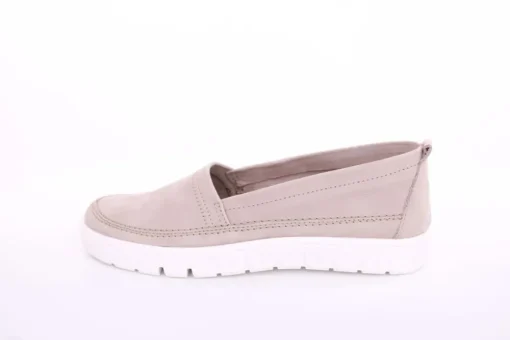 ACO TILDA 06 Damen Slipper Leder weiß, grau  S13 1295/10916