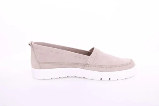ACO TILDA 06 Damen Slipper Leder weiß, grau  S13 1295/10916