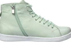 Andrea Conti Sneaker high Pastelgrün 0349615954