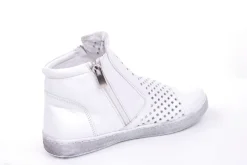 Andrea Conti Sommer- Stiefel Stiefelette Leder durchbrochen weiß S12  0349615001
