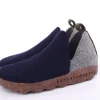 ASPORTUGUESAS City Round Toe Schuh Damen Wolle Kork- Sohle vegan grau S22 P018086011