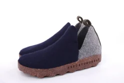 ASPORTUGUESAS City Round Toe Schuh Damen Wolle Kork- Sohle vegan grau S22 P018086011