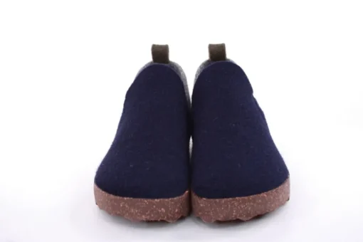 ASPORTUGUESAS City Round Toe Schuh Damen Wolle Kork- Sohle vegan grau S22 P018086011