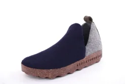 ASPORTUGUESAS City Round Toe Schuh Damen Wolle Kork- Sohle vegan grau S22 P018086011