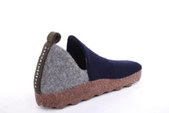 ASPORTUGUESAS City Round Toe Schuh Damen Wolle Kork- Sohle vegan grau S22 P018086011