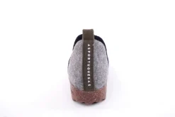 ASPORTUGUESAS City Round Toe Schuh Damen Wolle Kork- Sohle vegan grau S22 P018086011