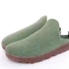 ASPORTUGUESAS Damen Pantolette Wolle Kork vegan Nachhaltig grün S22 P018023053