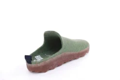 ASPORTUGUESAS Damen Pantolette Wolle Kork vegan Nachhaltig grün S22 P018023053