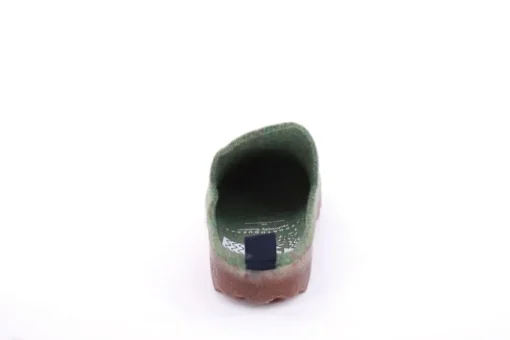 ASPORTUGUESAS Damen Pantolette Wolle Kork vegan Nachhaltig grün S22 P018023053