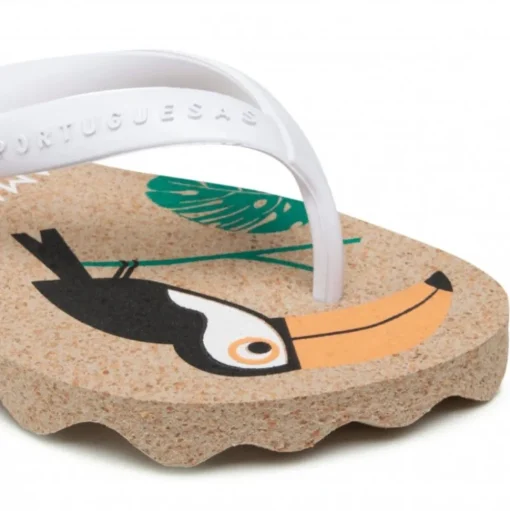 ASPORTUGUESAS Zehentrenner Flipflop Kork nachhaltig kautschuk P018116000
