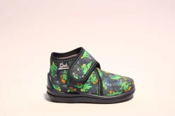 Beck Hausschuh Jungen  Dinosaurier blau 3041/05