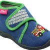 Beck Hausschuh Jungen Feuerwehr blau 677/34