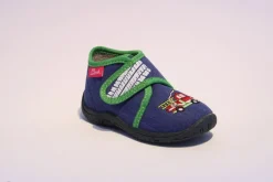 Beck Hausschuh Jungen Feuerwehr blau 677/34