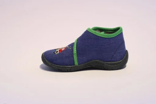 Beck Hausschuh Jungen Feuerwehr blau 677/34