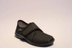 Beck Hausschuh Jungen Klettverschluss schwarz 550/02