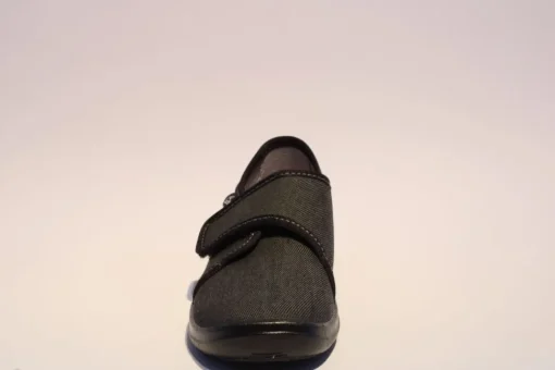 Beck Hausschuh Jungen Klettverschluss schwarz 550/02