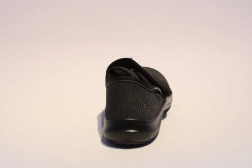 Beck Hausschuh Jungen Klettverschluss schwarz 550/02