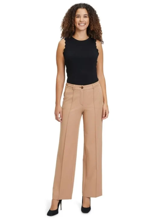 Betty Barclay Anzughose Bügelfalte klassisch beige S23 68311055