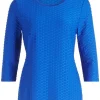 Betty Barclay Basic 3/4 Arm Shirt BLAU / SCHWARZ / WEIß 21582794