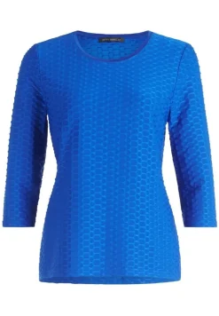 Betty Barclay Basic 3/4 Arm Shirt BLAU / SCHWARZ / WEIß 21582794