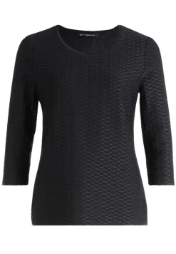 Betty Barclay Basic 3/4 Arm Shirt BLAU / SCHWARZ / WEIß 21582794