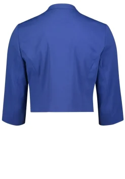 Betty Barclay Blazer 3/4 Arm Stehkragen adria blau S 13 42251856