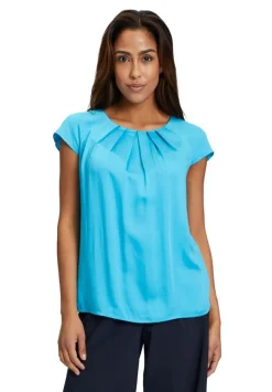 Betty Barclay Blusentop Rundhals blau S14 86612409