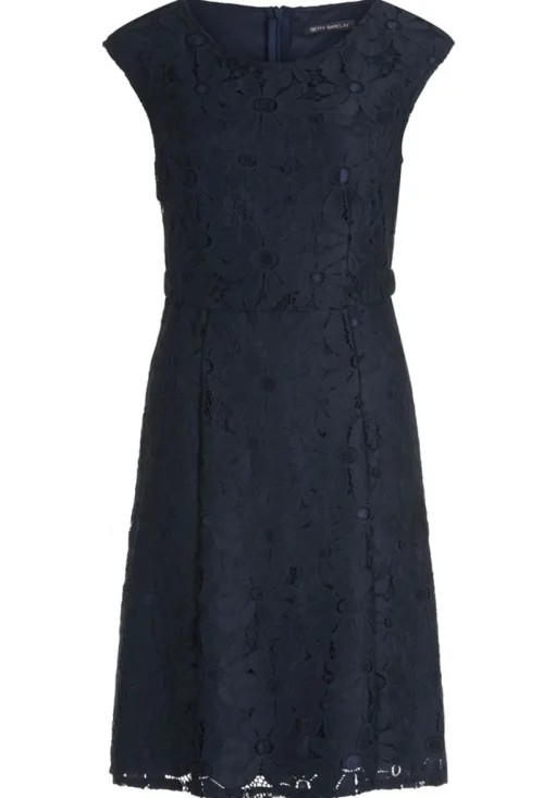 Betty Barclay Etuikleid Spitze blau floral S13 13481874