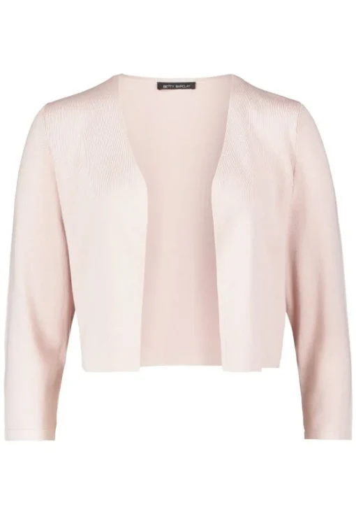 Betty Barclay Feinstrick- Bolero 3/4 Arm Verschlusslos rose, blau S14 50781036