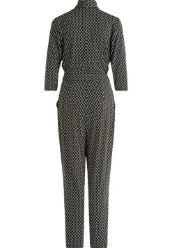 Betty Barclay gemusterter Jumpsuit SCHWARZ/BEIGE 68202742