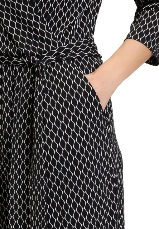 Betty Barclay gemusterter Jumpsuit SCHWARZ/BEIGE 68202742