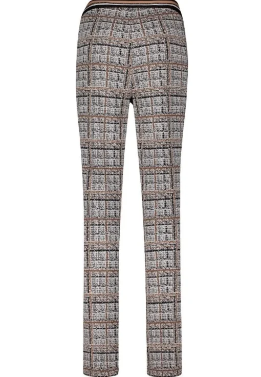 Betty Barclay Karo-Hose 7/8 Länge grau/beige 60492878