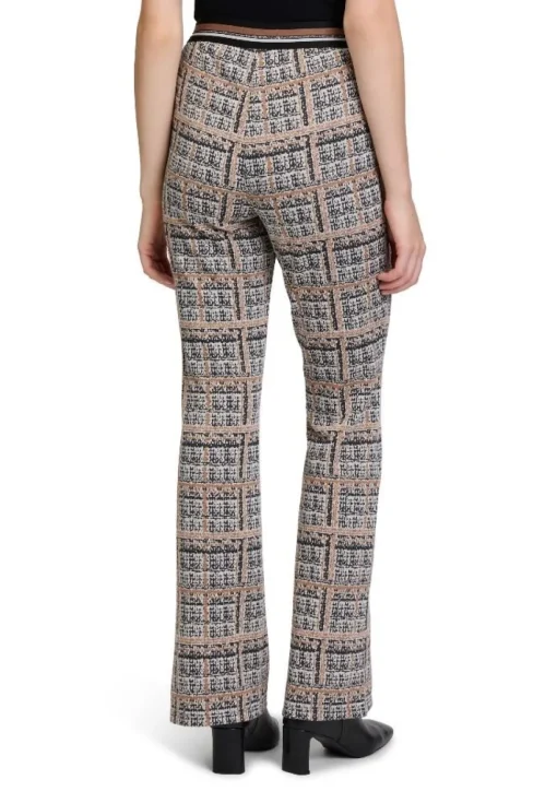 Betty Barclay Karo-Hose 7/8 Länge grau/beige 60492878