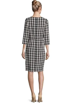 Betty Barclay Kleid 3/4 blau weiß S11 10081250