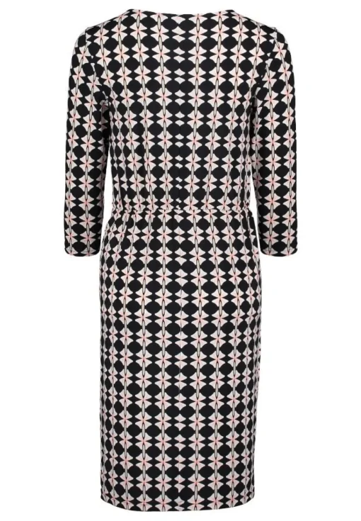 Betty Barclay Kleid 3/4 blau weiß S11 10081250
