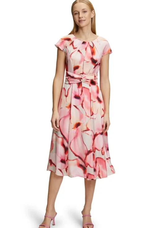 Betty Barclay Kleid Chiffon rose creme S14 15152464