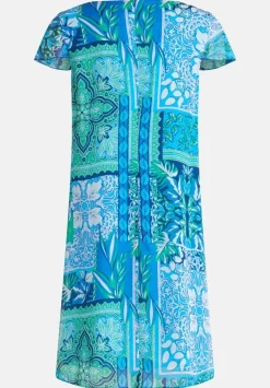 Betty Barclay Kleid Chiffon blau Knieumspielend S14 15782589